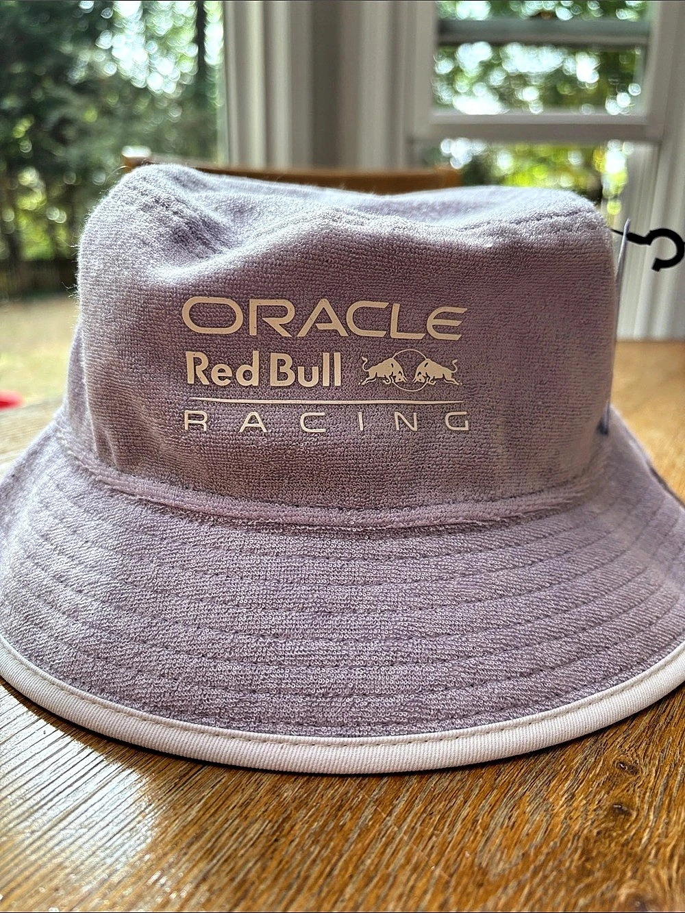 New Era Oracle Red Bull Racing Miami Bucket Hat Purple Medium